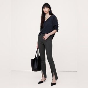 Banana Republic SKINNY EVERYWHERE PONTE PANT Gray Size Small
